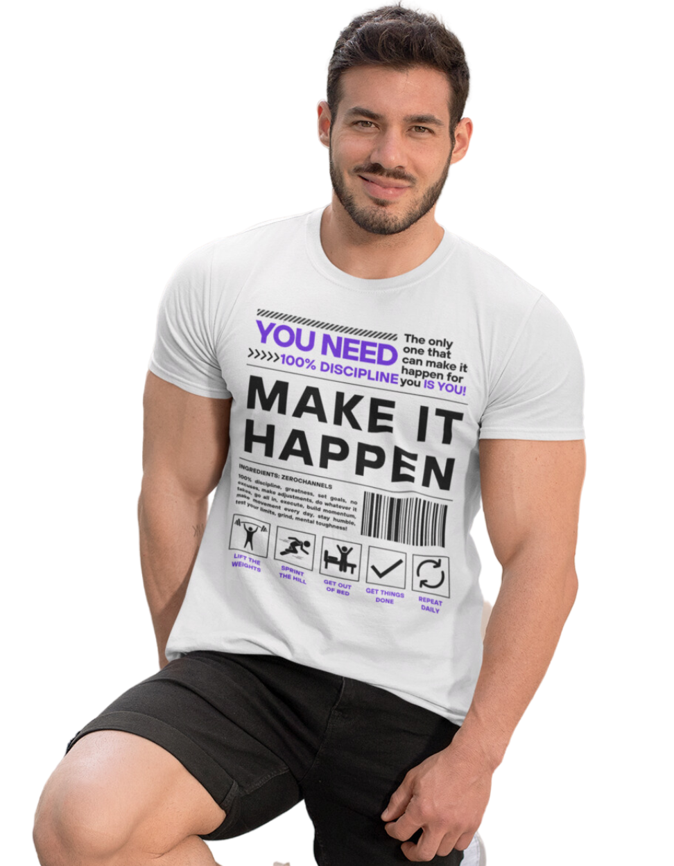 Make It Happen White T-shirt