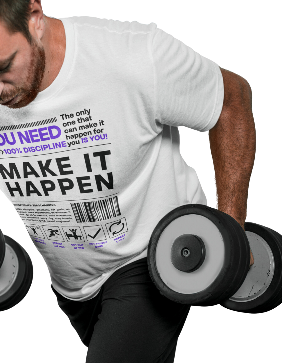 Make It Happen White T-shirt