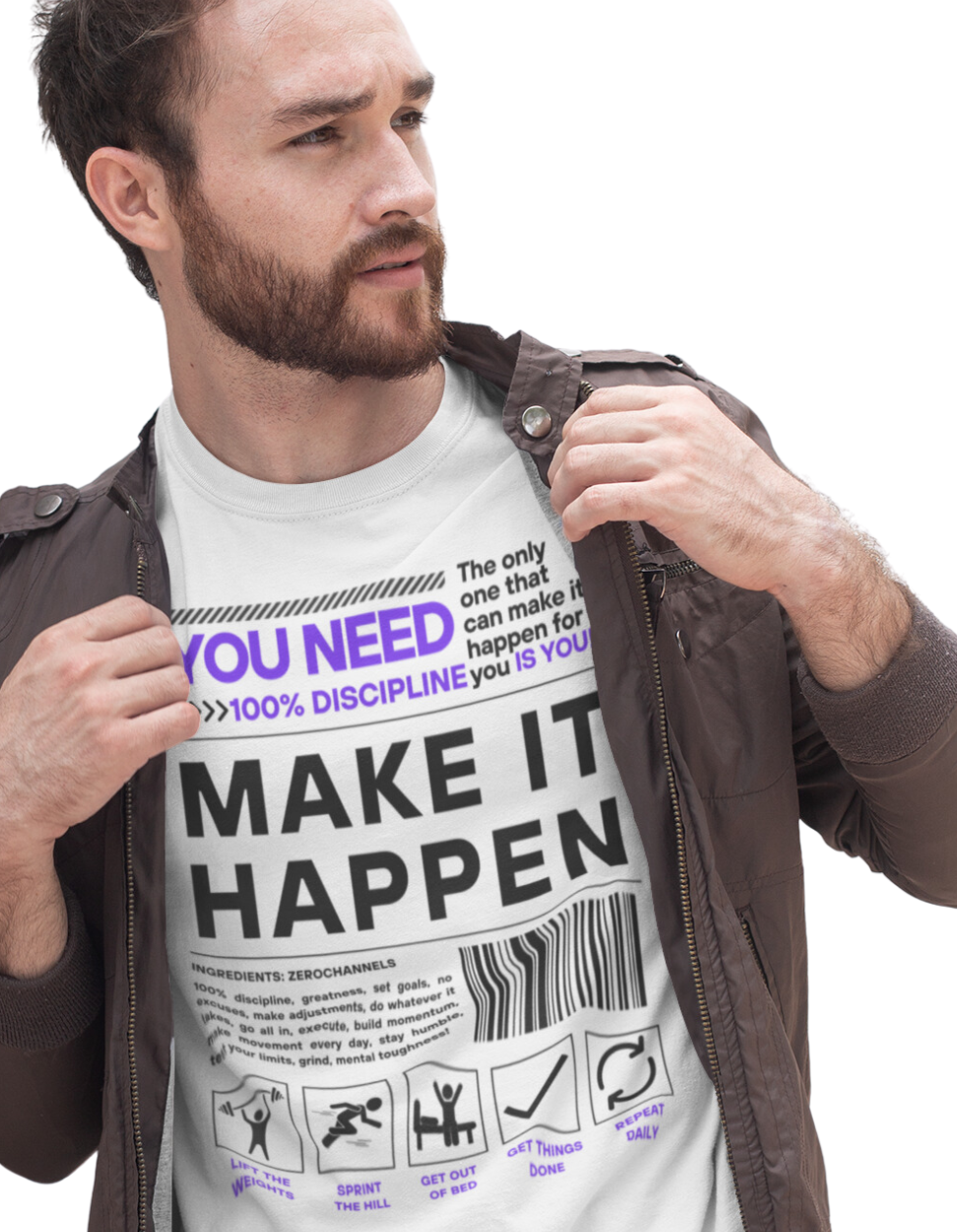 Make It Happen White T-shirt