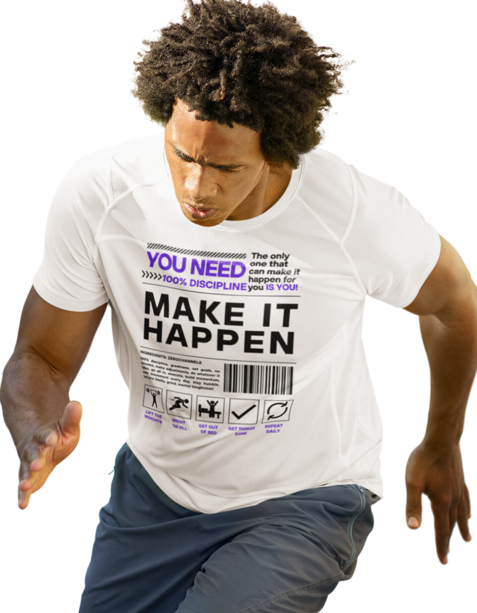 Make It Happen White T-shirt