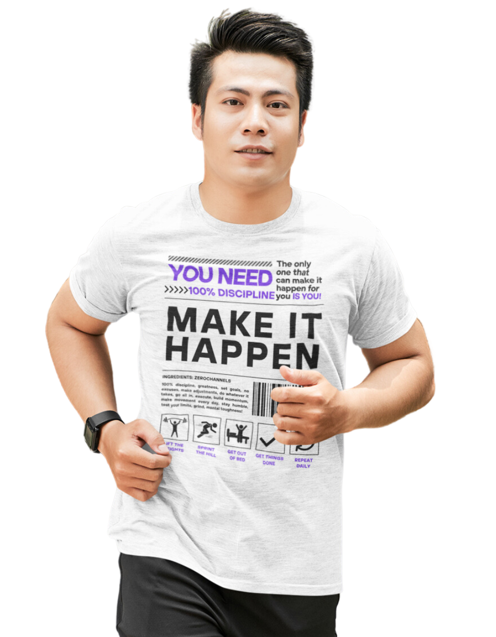 Make It Happen White T-shirt