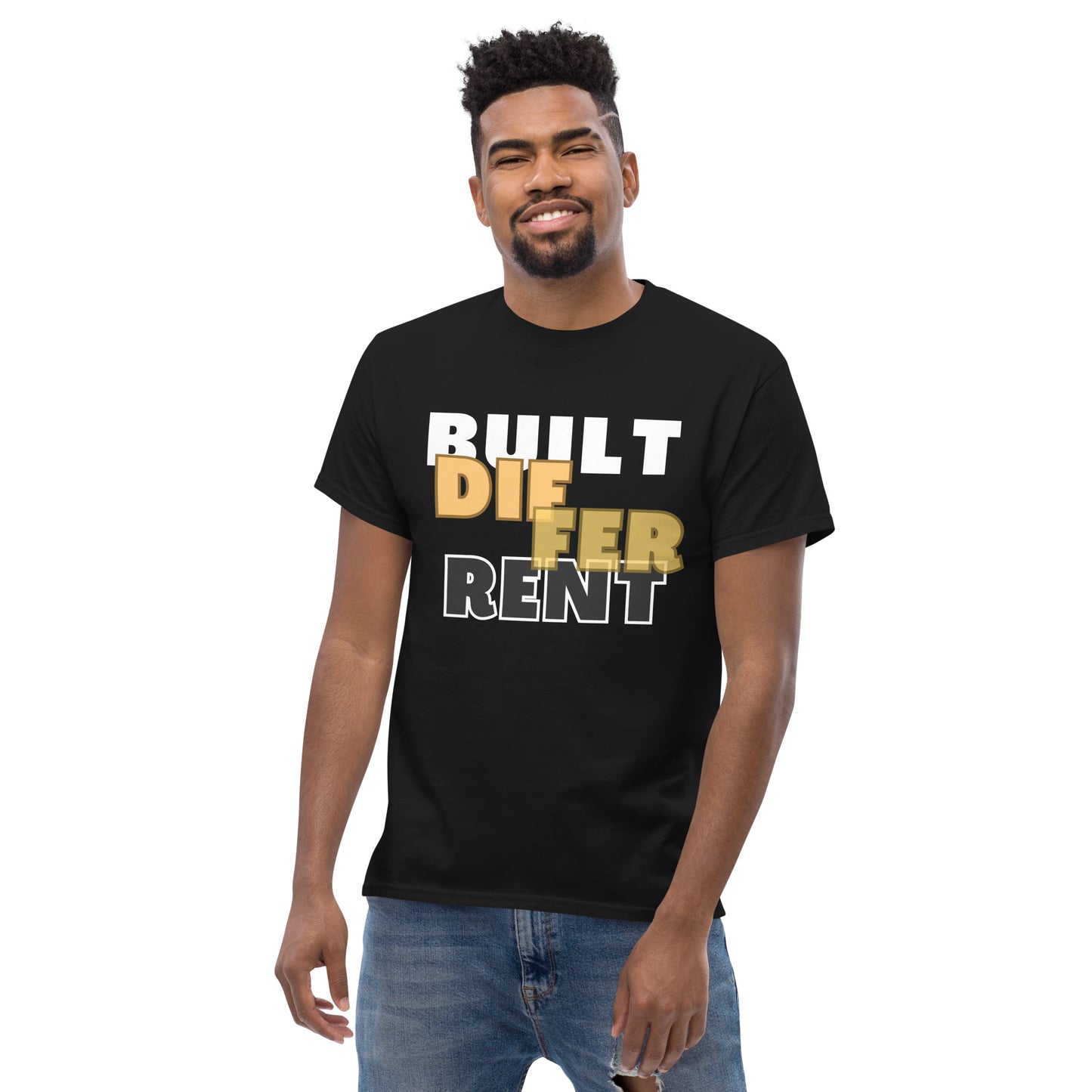 Built Different D3 Black Tee