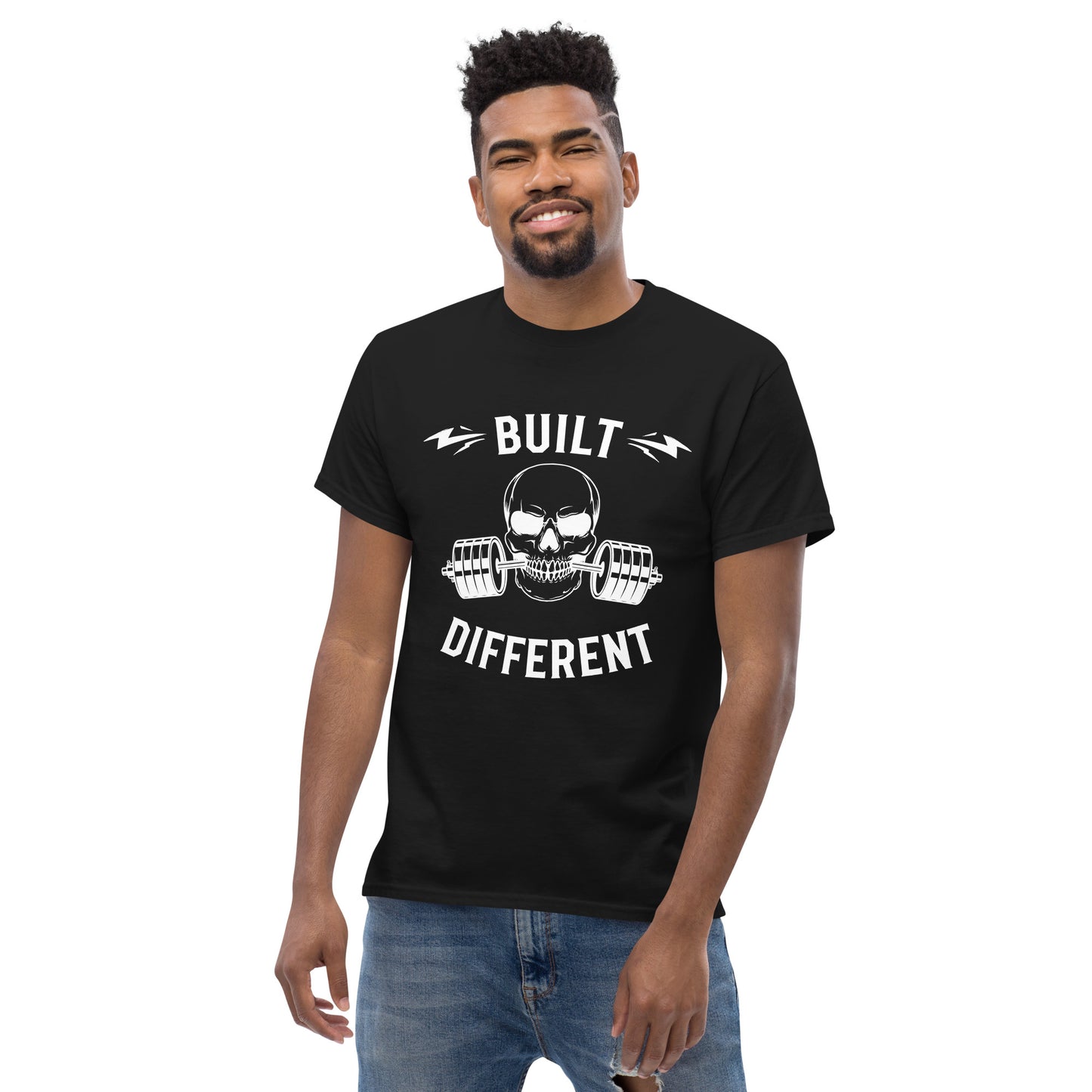 Built Different D5 Black Tee