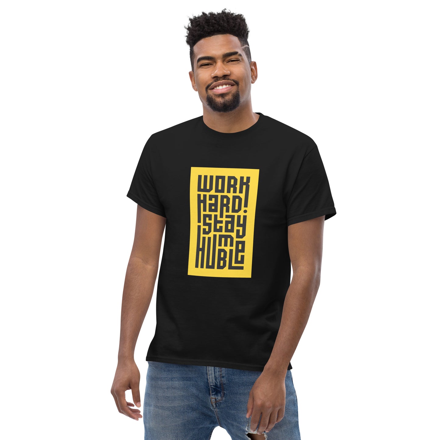 Work Hard Black Tee