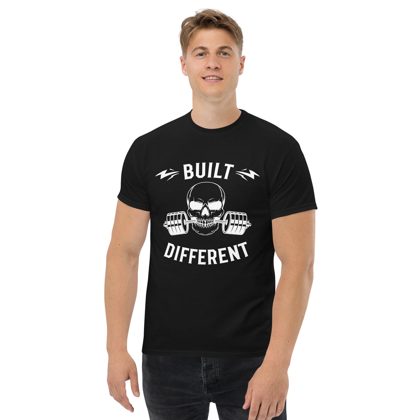 Built Different D5 Black Tee