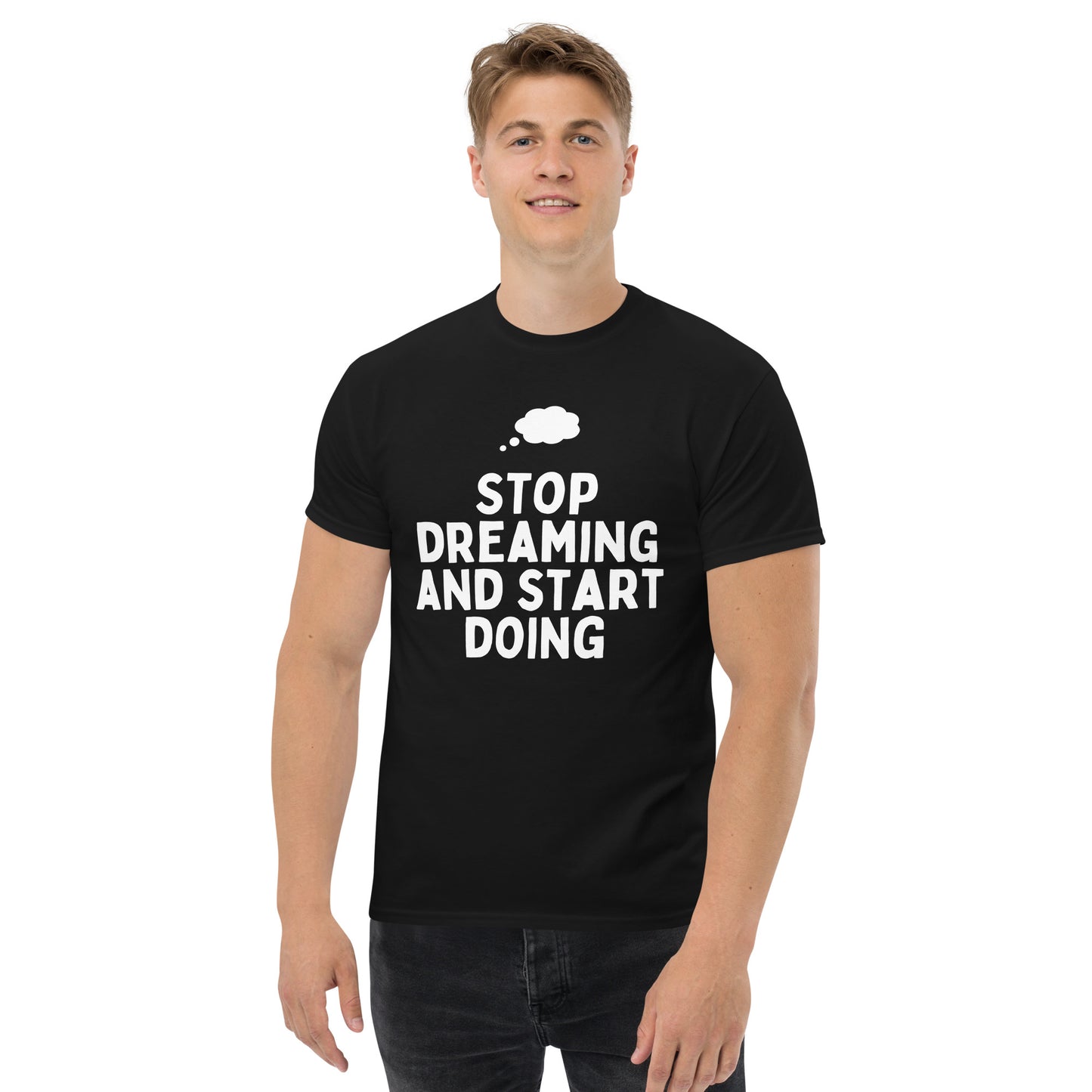 Stop Dreaming D2 Black Tee