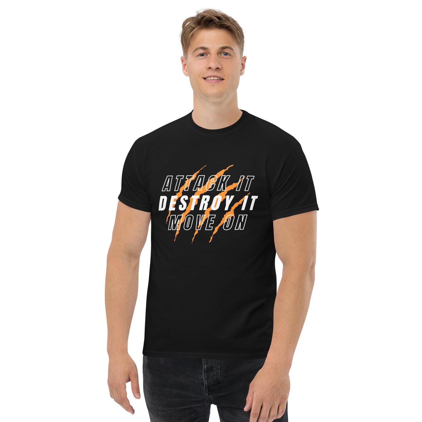 Attack it D3 Black tee