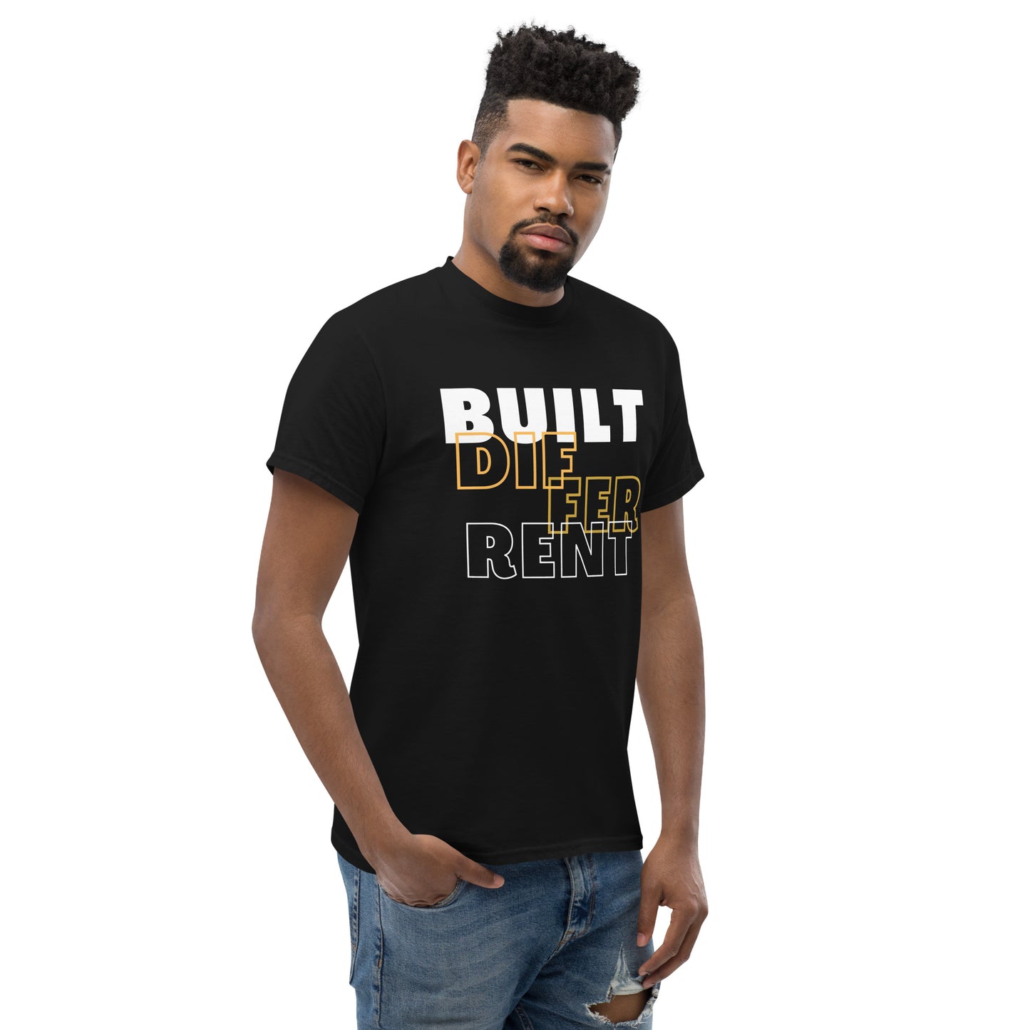 Built Different D4 Black Tee