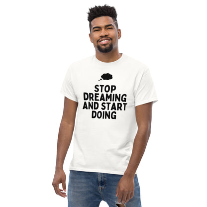 Stop Dreaming D2 White Tee