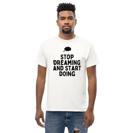 Stop Dreaming D2 White Tee