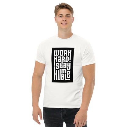 Work Hard White Tee