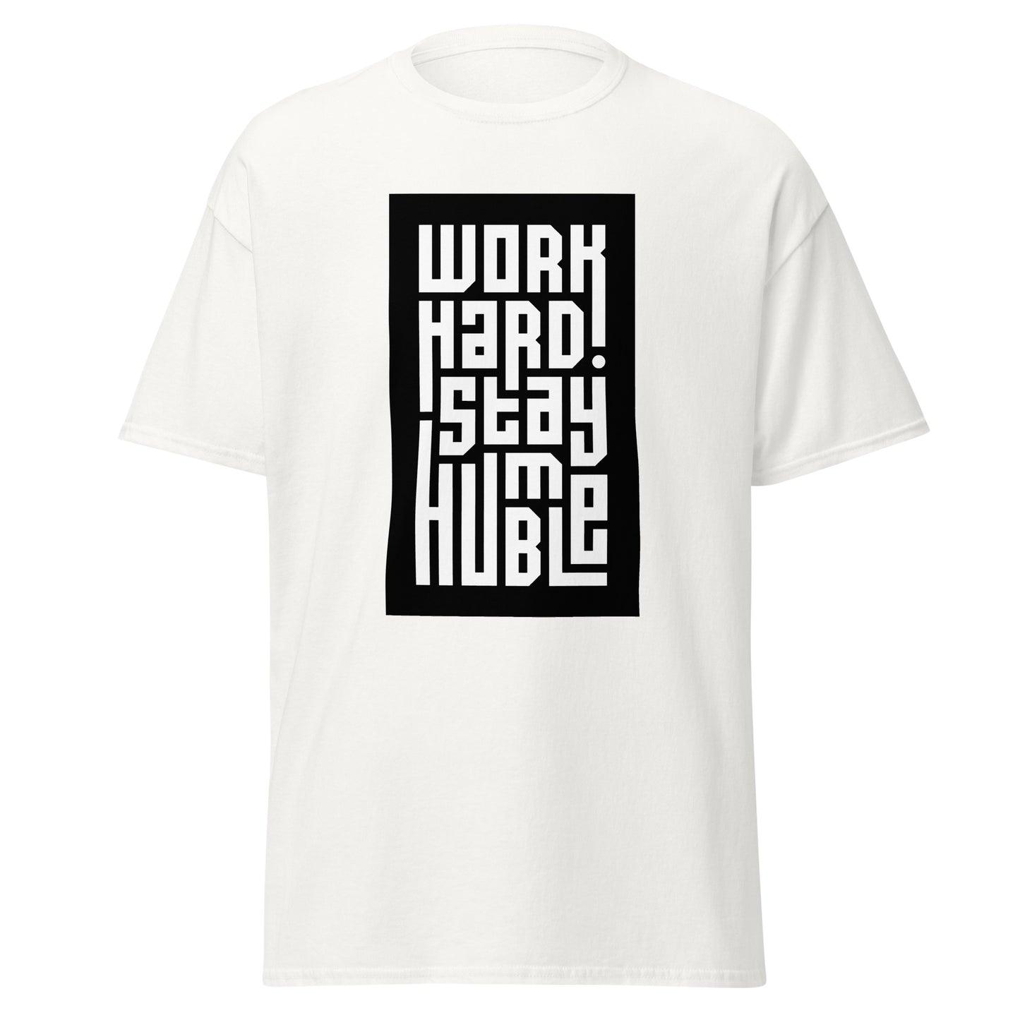 Work Hard White Tee