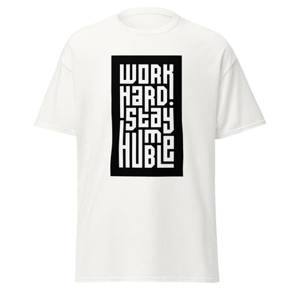 Work Hard White Tee